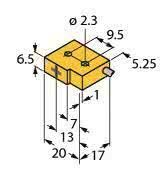 TURCK Induktiver Sensor NI2-Q6,5-AP6/S34 1650023