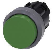Drucktaster, 22mm, rund, grün, Druckknopf 3SU1030-0BB40-0AA0