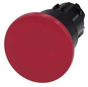 Pilzdrucktaster, 22mm, rund, rot