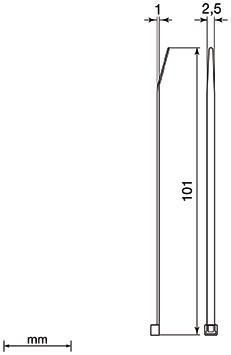 Unex 2221DT Detektierbare Kabelbinder