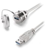 1-Port-USB-Schnittstelle für FULLY ENCLOSED HMI Geräte L=USB Kabel: 0,5m 6AV7674-0LX00-0AA0