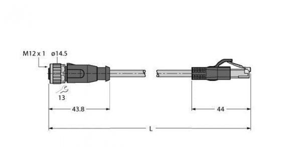 RKSD-RJ45S-4414-0.4M