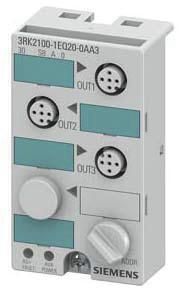 AS-I Kompaktmodul K45, A/B-Slave, Digital, 3A, IP67, 3x1 Ausg., 1A