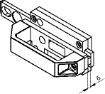 RIEGELSCHIEBER/BOLT SLIDE CES 123234
