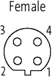 M12 Bu. 0° B-kod. freies Ltg-ende geschirmt