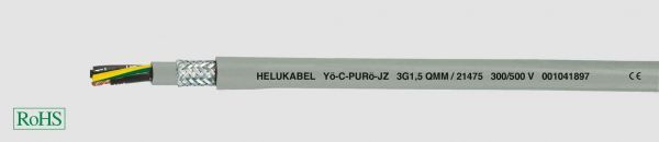 PUR-Steuerleitung Yö-C-PURö-JZ 18G0,75 mm² Grau