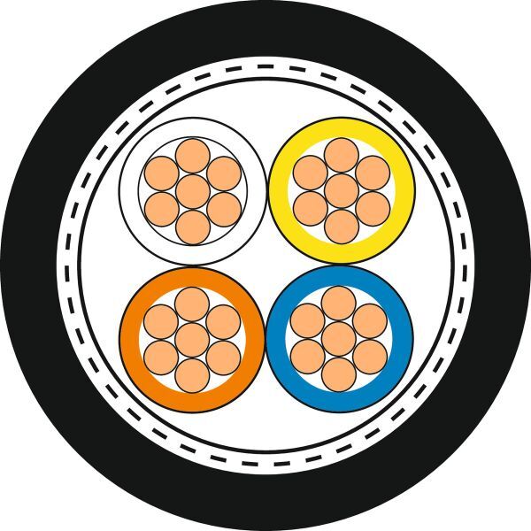 ETHERLINE Y CAT.5e BK 2x2xAWG22/7