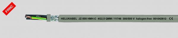 Halogenfreie-Steuerleitung JZ-500 HMH-C 5G4 mm² Grau