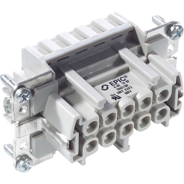 H-BE 10 BF STECKDOSENEINS. M.KLEMMFEDER