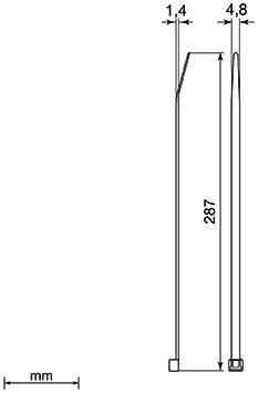Unex 2247DT Detektierbare Kabelbinder