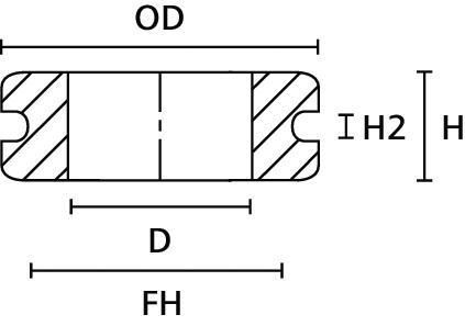 Hellermann HV1218-PVC-BK-M1 D:14,0mm