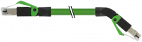 RJ45 St. 0° / RJ45 St. 45° unten geschirmt 7000-74341-7960050