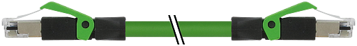 RJ45 St. 0° / RJ45 St. 0° geschirmt Ethernet