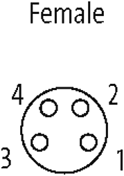 M8 Bu. gew. rastb. m. freiem Ltg.-ende