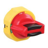 Red/Yellow Door Coupling Handle 140MT-SY