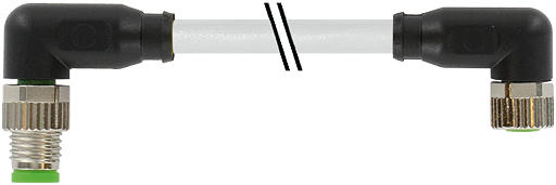 M8 St. 90° / M8 Bu. 90° gesch.