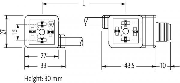 M12 St. hinten / MSUD Doppelventilst. BF A 18mm