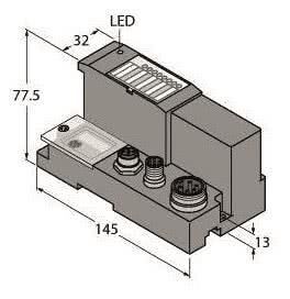 Turck Gateway f.BL67 I/O- BL67-GW-DPV1