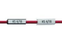 : KS 4/12L : KS 4/12L Kennzeichenschild, weiß ähnlich RAL 9016
