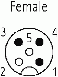 M12 Bu. 90° geschirmt mit freiem Ltg.-ende