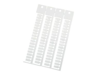 CAB 5/10 Klemmenschild für Cabur-Klemmen, weiß ähnlich RAL 9016