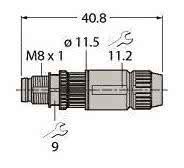 Turck Rundsteckverbinder M8x1 HAS5131-0