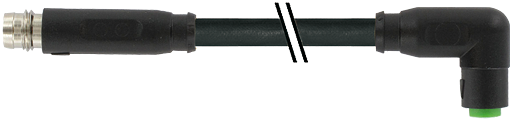 M8 St. 0° snap-in / M8 Bu. 90° snap-in