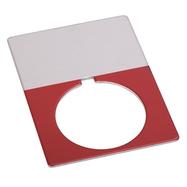 30mm 800T Red Blank Jumbo Legend Plate