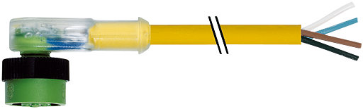 MQ12 Bu. gew. mit LED freiem Leitungsende