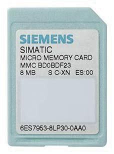 SIMATIC S7, MICRO Memory Card P. S7-300/ C7/ET 200, 3,3 V NFLASH, 2 MBYTE