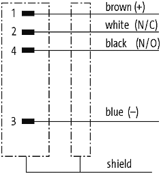 M8 St. 0° freies Ltg.-ende, geschirmt