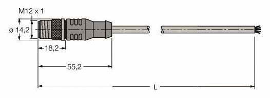 Turck Busleitung f.CAN RSC5701-5M