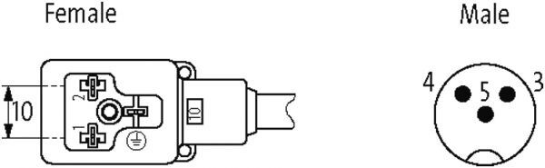 M12 St. ger. auf MSUD Ventilst. BF B 10mm