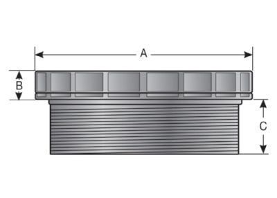 KDP/ZR 63/15 kurzes Gewinde