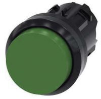 Drucktaster, 22mm, rund, grün, Druckknop 3SU1000-0BB40-0AA0
