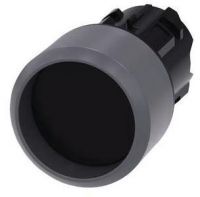 Drucktaster, 22mm, rund, schwarz, Frontring 3SU1030-0CB10-0AA0
