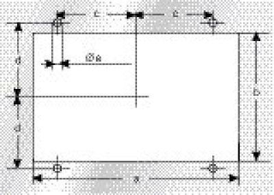 cablequick ® KDP 100/56 B Kabeldurchführungsplatte, V4A