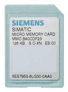SIMATIC S7 Micro Memory Card f. S7-300/C7/ET 200 3, 3V Nflash, 128 KB