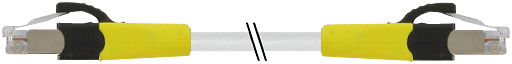 RJ45 St. 0° / RJ45 St. 0°, Gigabit