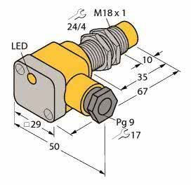 TURCK Induktiver Sensor NI10-G18SK-Y1X