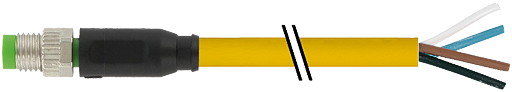 M8 St. 0° freies Ltg.-ende