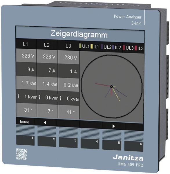 Janitza UMG 509 95-240VAC 80-300VDC