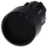 Drucktaster, 22mm, rund, schwarz, Frontring 3SU1000-0CB10-0AA0