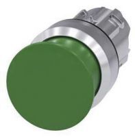 Pilzdrucktaster, 22mm, rund, grün, 30mm 3SU1050-1AD40-0AA0