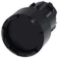 Drucktaster, 22mm, rund, schwarz, Frontring 3SU1000-0DB10-0AA0