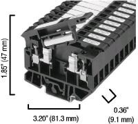 4 square mm Fuse Terminal Block 1492-H4