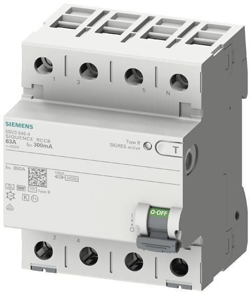 Siemens 5SV3346-4 FI-Schalter Typ B 63A