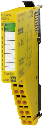 Cube20S Safety Ausgangsmodul F DO4/2