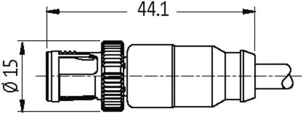 MQ12 St. 0° freies Ltg.-ende