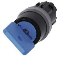 Schlüsselschalter O.M.R, 22mm, rund, blau, Schlüsselabzug O 3SU1030-4GC01-0AA0